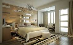 Modern wooden bed design in Gorakhpur bedroom interior by Gorakhpur Interior World