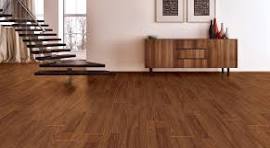 Modern wooden flooring design in living room by Gorakhpur Interior World